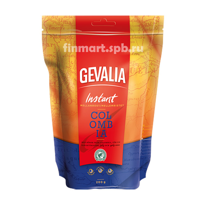 Растворимый кофе Gevalia Colombia - 200 гр.