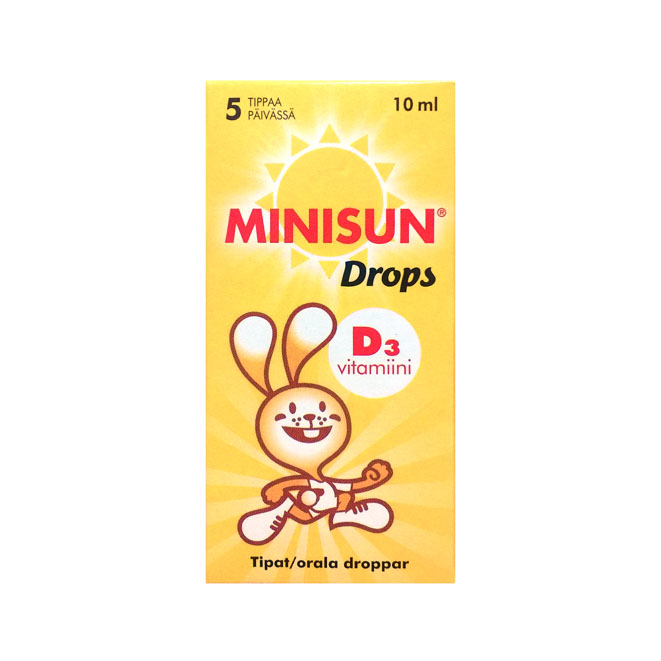 Витамин Д3 в каплях Minisun Drops D3 - 10 мл.