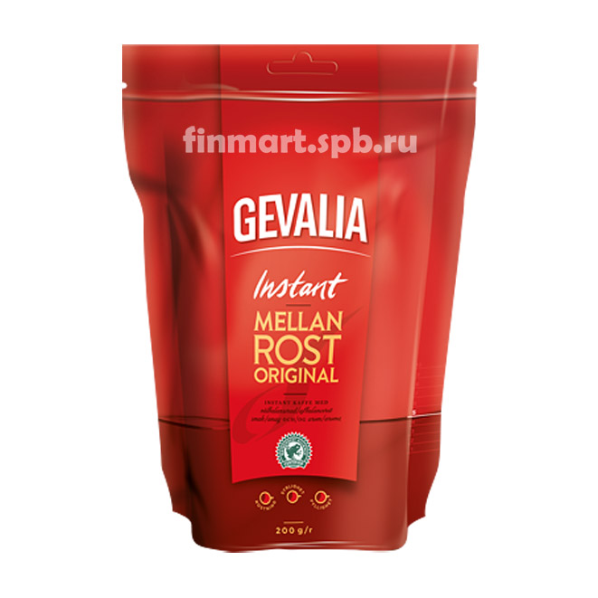 Растворимый кофе Gevalia instant mellanrost - 200 гр.