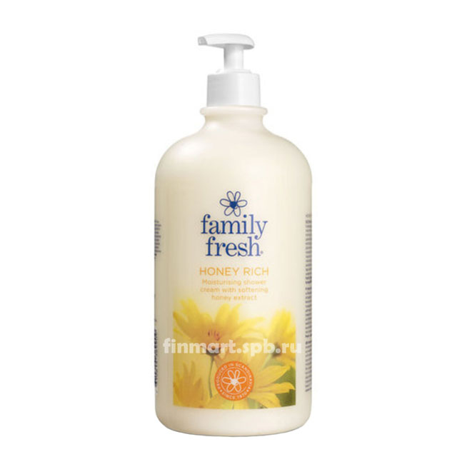 Гель для душа Family fresh Honey Rich - 1 л.