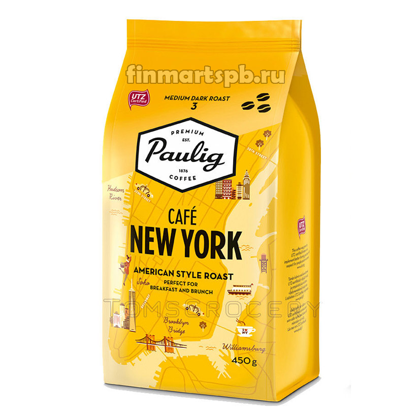 Кофе в зёрнах Paulig New York
