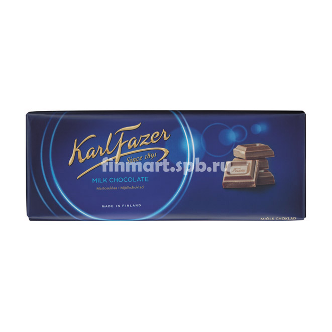 Молочный шоколад Karl Fazer Milk Chokolate - 200 гр.