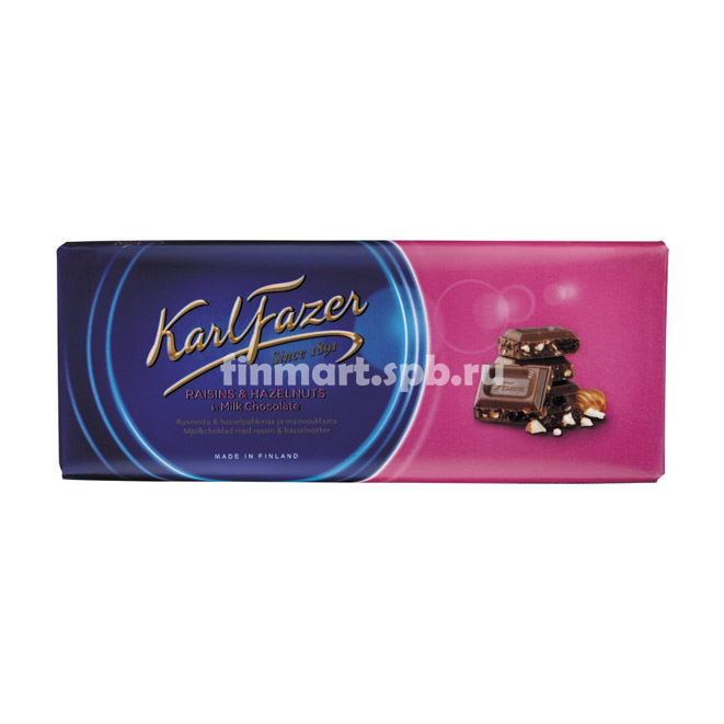 Молочный шоколад Karl Fazer Milk Chokolate - 200 гр.