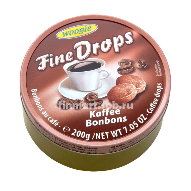 Леденцы Woogie Fine Drops (Кофе) - 200 гр.