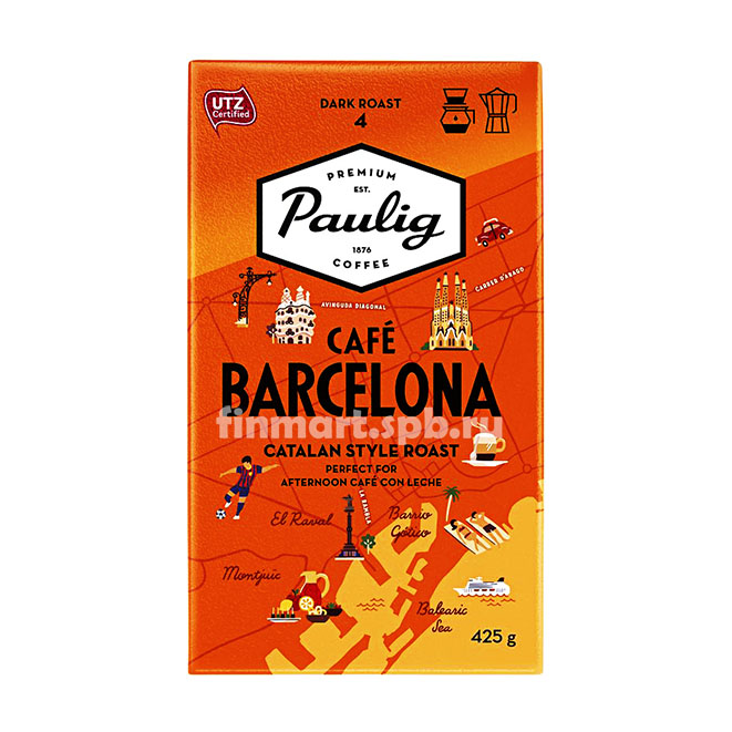 Кофе молотый Paulig Barcelona - 425 гр.