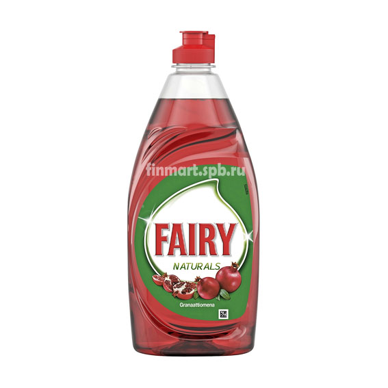 Моющее средство для посуды Fairy Naturals granaattiomena (гранат) - 500 мл.