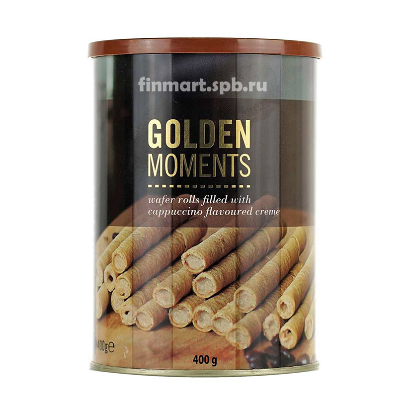 Вафельные палочки с капучино  Becky's  Golden moments cappuccino - 400 гр.