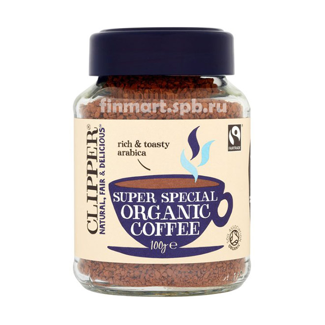 Растворимый кофе Clipper Super Special Organic Coffee - 100 гр.