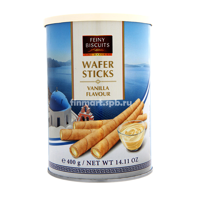 Вафельные палочки Feiny Biscuits Wafer Sticks vanilla (ваниль) - 400 гр.