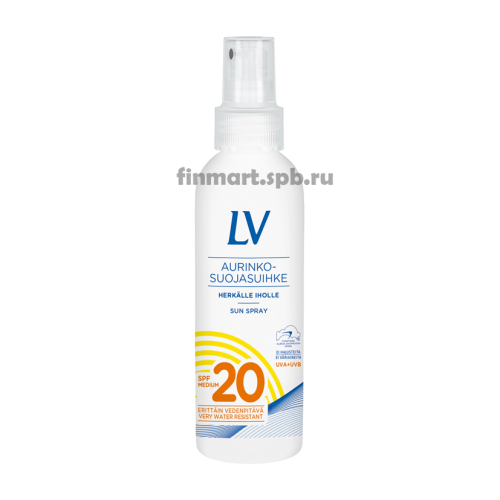 Солнце защитный спрей LV aurinkosuojasuihke SPF20 - 150 мл.
