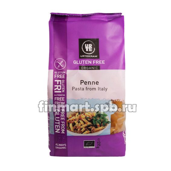 Макароны органические Urtekram Penne (без глютена) - 250 гр.