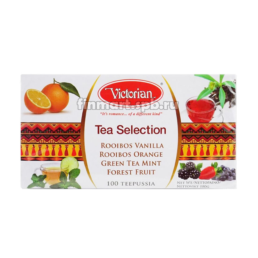 Чай ассорти Victorian Tea selection - 100 пак.