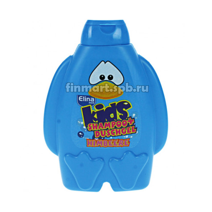 Шампунь+Гель для мытья Elina Kids Himbeere (аромат малины) - 300 мл.