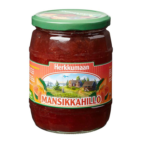 Варенье Herkkumaan mansikahillo (клубника) - 460 гр.