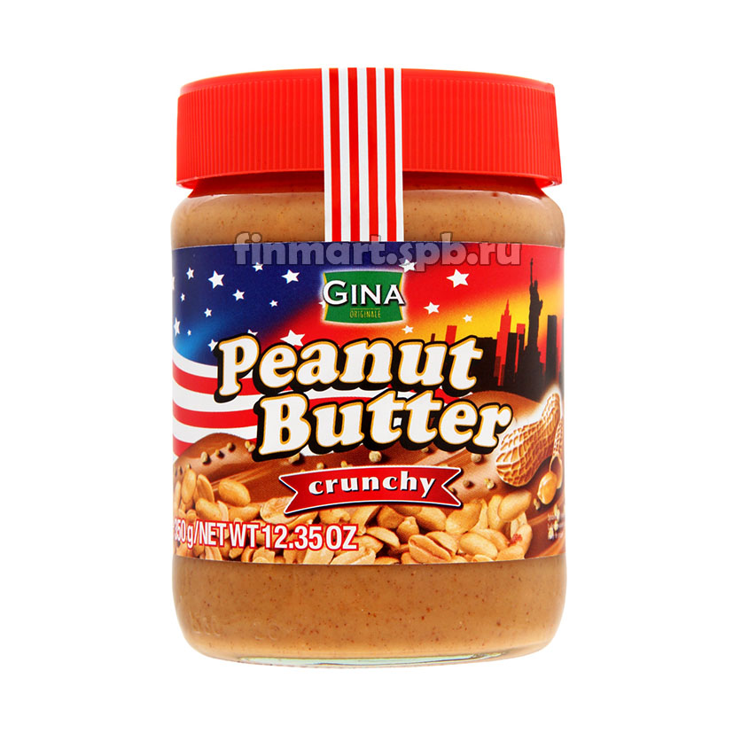 Арахисовое масло Gina Peanut Butter crunchy - 350 гр.