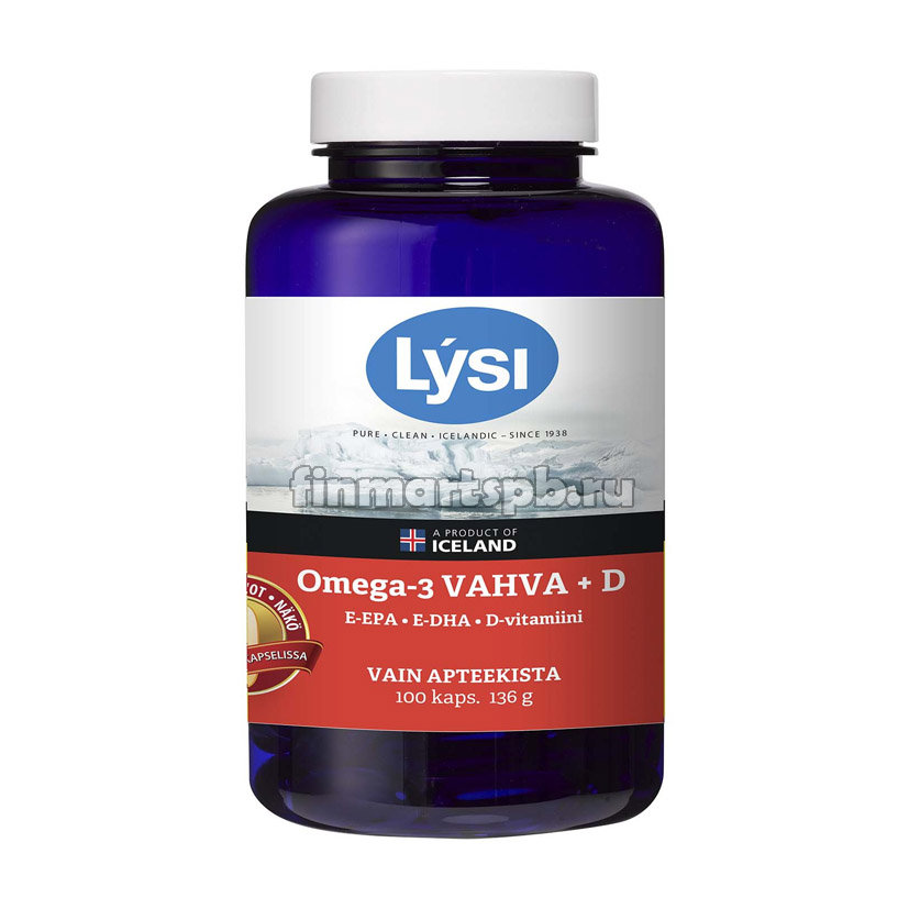 Lysi Omega 3 Vahva + D