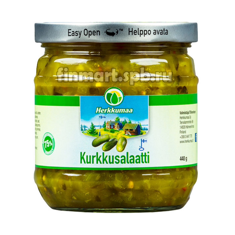 Салат из огурцов Herkkumaa Kurkkusalaatti - 440 гр.
