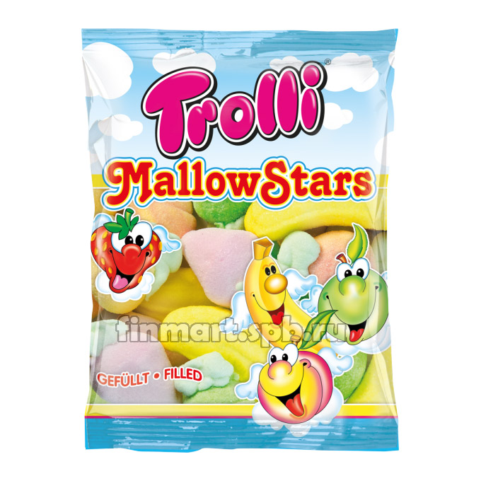 Маршмеллоу ассорти Trolli MallowStars - 150 гр.