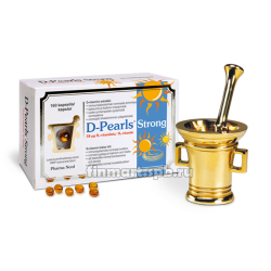 Витамины Pharma Nord D-Pearls Strong (Витамин D - 38 мкг.) - 160 капсул.