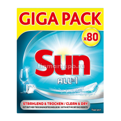 Таблетки для ПММ SUN All in one - 80 шт.