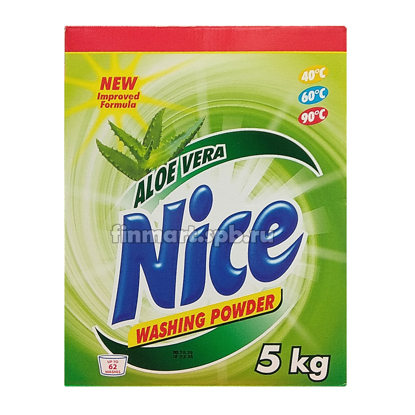 Стиральный порошок Nice Aloe Vera - 5 кг.