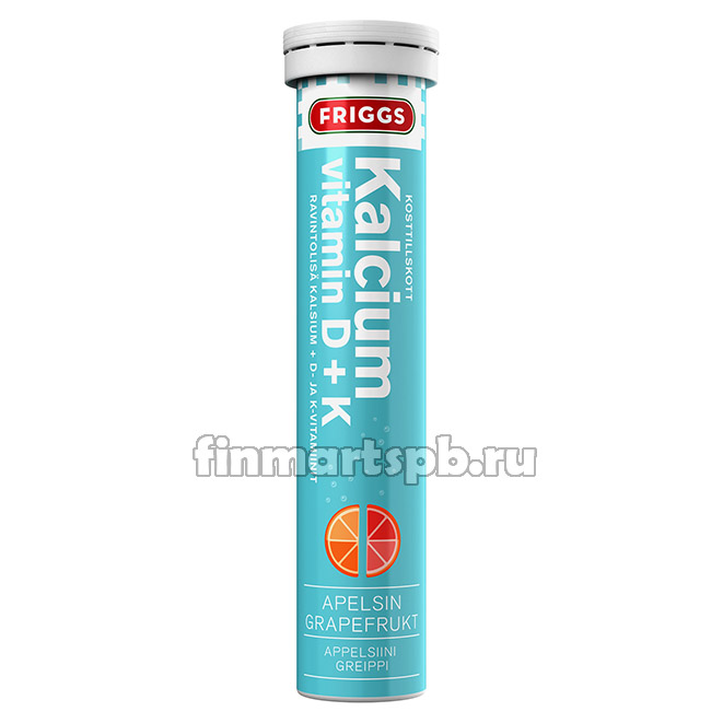 Friggs Kalsium D+K vitamiini (Шипучие витамины с кальцием)