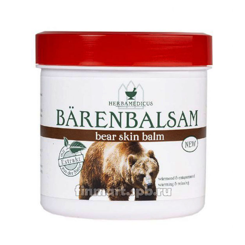 Бальзам Herbamedicus Barenbalsam (медвежья шкура) - 250 мл.