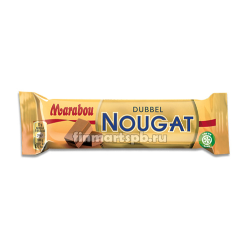 Батончик с нугой Marabou Dubbel Nougat - 43 гр.