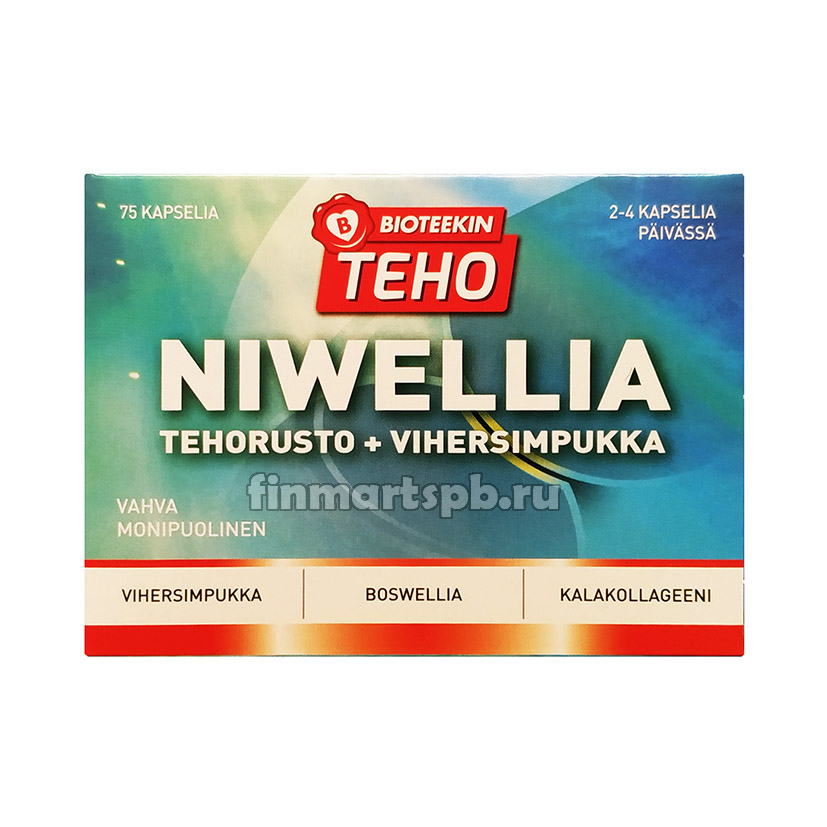Витамины для суставов и костей Bioteekin Niwellia - 75 шт.