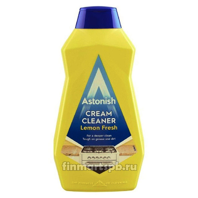 Чистящий крем для плит Astonish Cream Cleaner lemon fresh 500 мл.