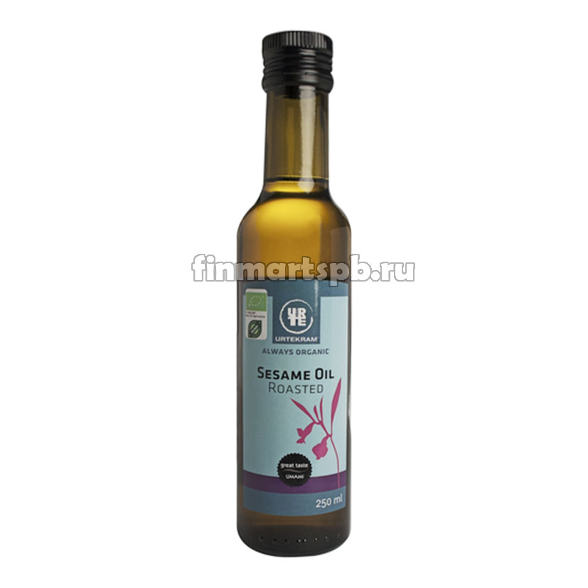 Жаренное кунжутное масло Urtekram sesame oil roasted