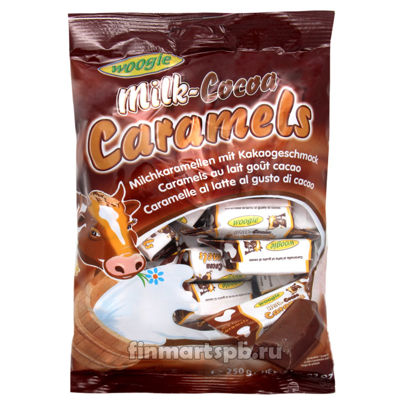 Конфеты коровка с какао Woogie Milk cocoa