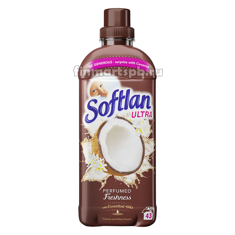 Ополаскиватель для белья Softlan Ultra Coconut & white flower