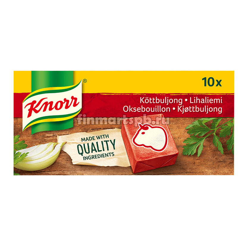 Приправа для супа Knorr Lihaliemi (мясной бульон), 10 шт.