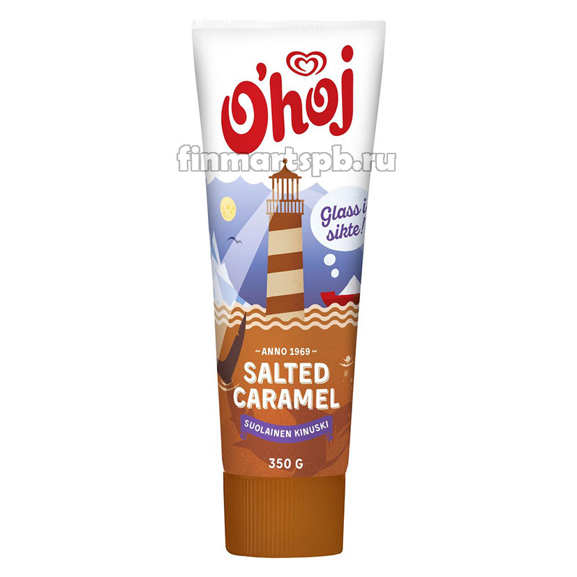 Карамельный соус O'hoj salted caramel (солёная карамель) - 350 гр.