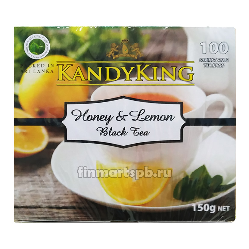 Чёрный чай с мёдом и лемоном Kandyking Honey&Lemon Black tea