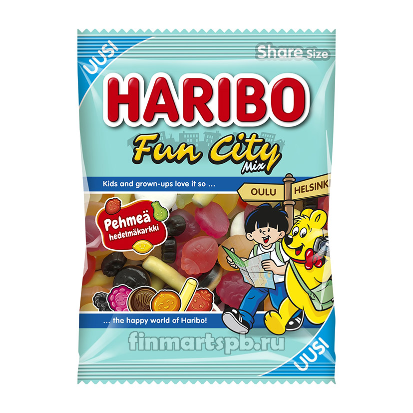 Жевательные конфеты Haribo Fun city