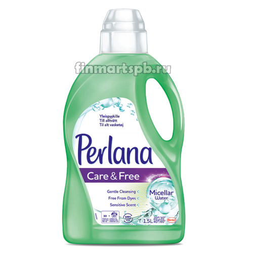 Гель для стирки Perlana Care&Free (с мицилярной водолй)