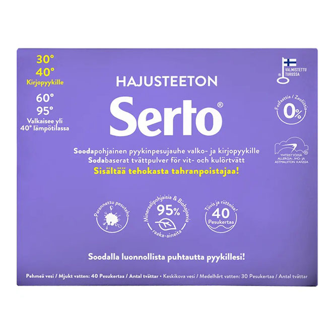 Стиральный порошок для белого Serto Ultra (гипоаллергенный)