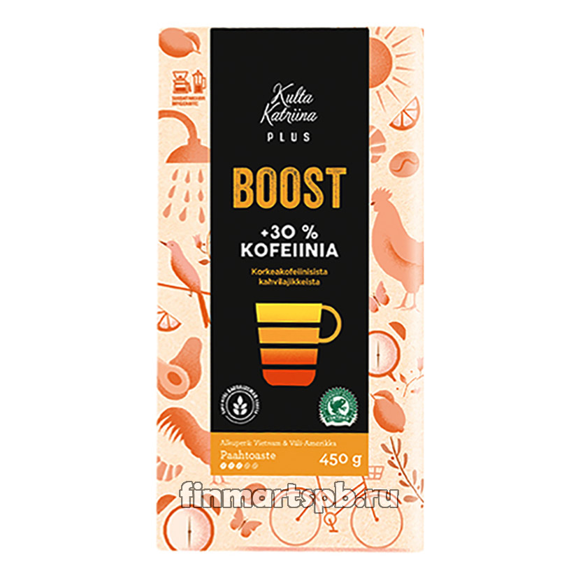 Кофе молотый Kulta Katriina plus Boost