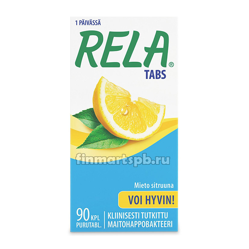 Молочнокислые бактерии Rela Tabs (вкус лимон)