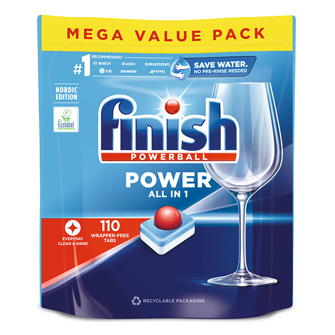Таблетки для ПММ Finish Power All in 1 , 110 шт.