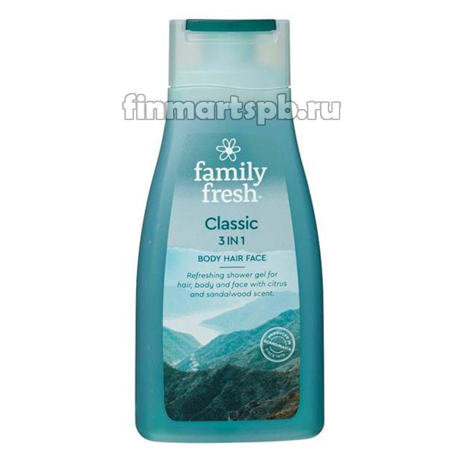 Гель для душа Family fresh Classic 3 in 1