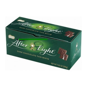 Шоколад с мятой After Eight Mint Chocolate Thins -  300 гр.