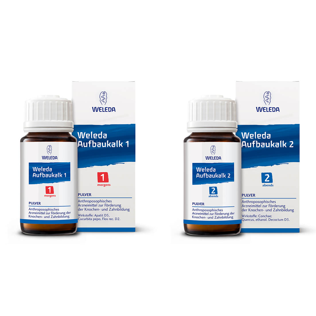 Weleda aufbaukalk 1+2 (Веледа ауфбаукальк) - 90 гр.