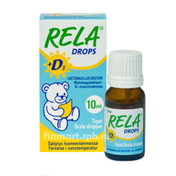 Капли Rela Drops +D3 (Рела Дропс +Д3) - 8 мл._2