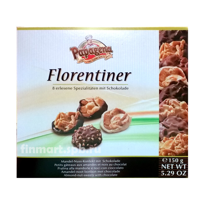 Конфеты Papagena Florentiner - 150 гр.