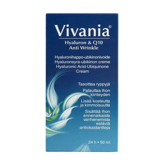 Крем против морщин Vivania Hyaluron & Q10 Anti Wrinkle - 50 мл.