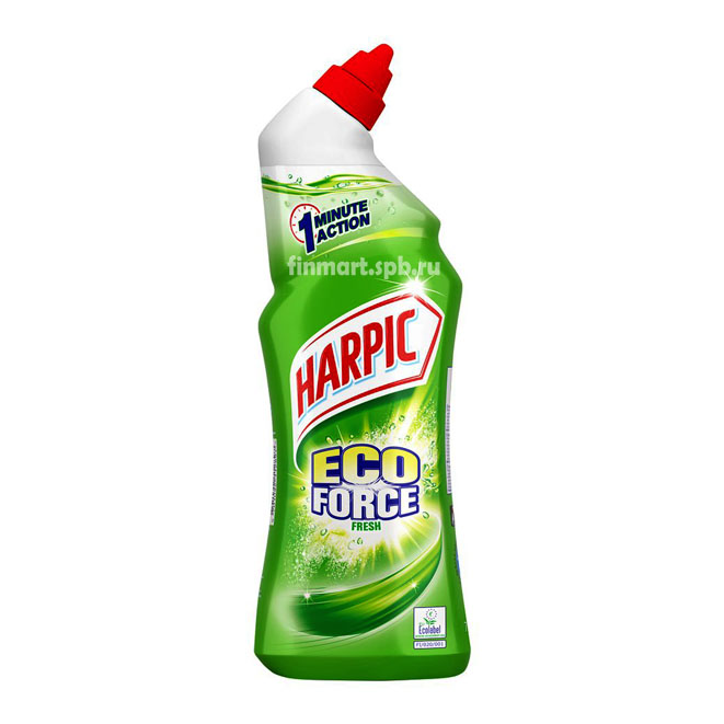 Средство для чистки туалета Harpic Eco Force - 750 мл.
