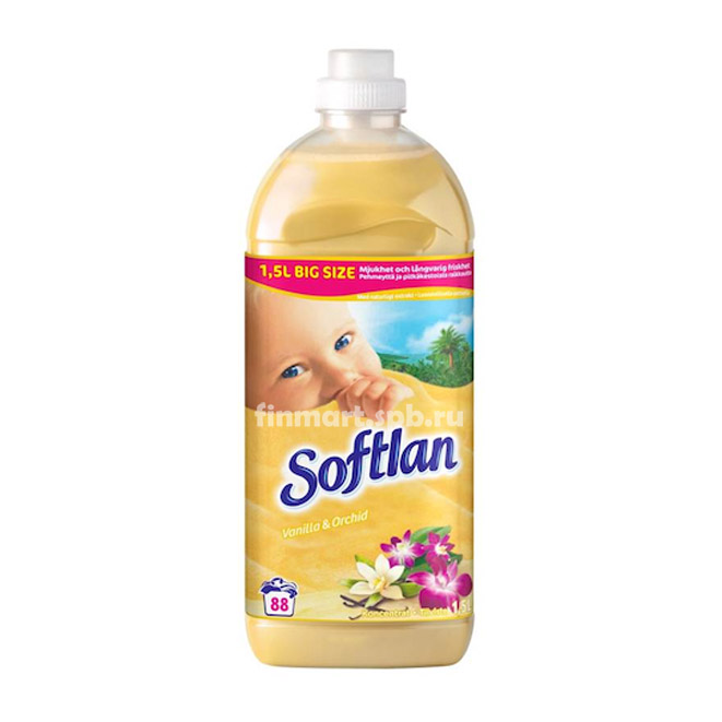 Ополаскиватель для белья Softlan Vanilla&Orhidea - 1,5 л.
